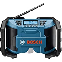 Bosch Professional GML Soundboxx Radio para construcción- doble alimentación- FM-AM- MP3- en caja- 12 W- 18 V- Negro…
